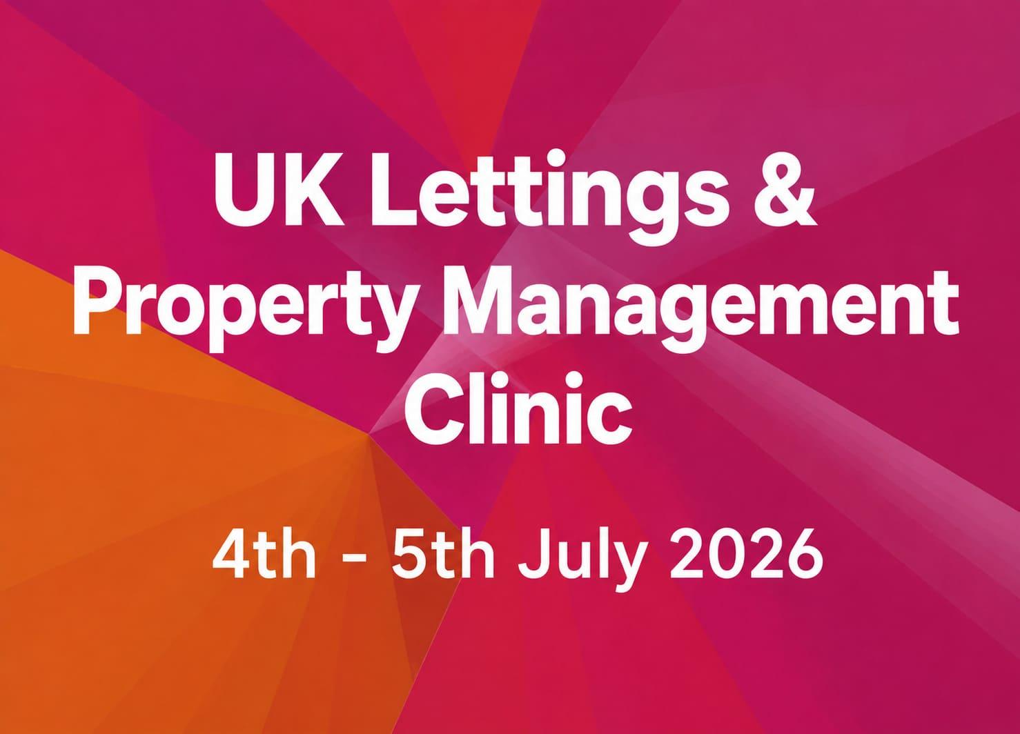 UK Lettings & Property Management Clinic